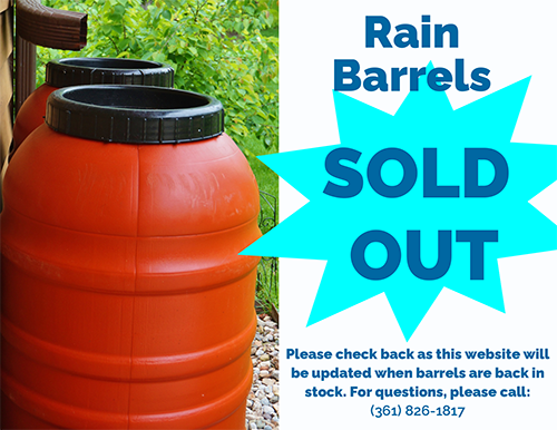 Please check back as this website will be updated when barrels are back in stock. For questions, please call (361) 826-1817.
