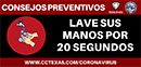 Preview of Prevention Tip:
                    Wash Hands Graphic in Spanish